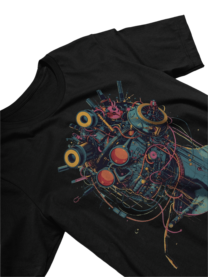 Futuristic Wired Nerd Lightweight T-Shirt product image (2)
