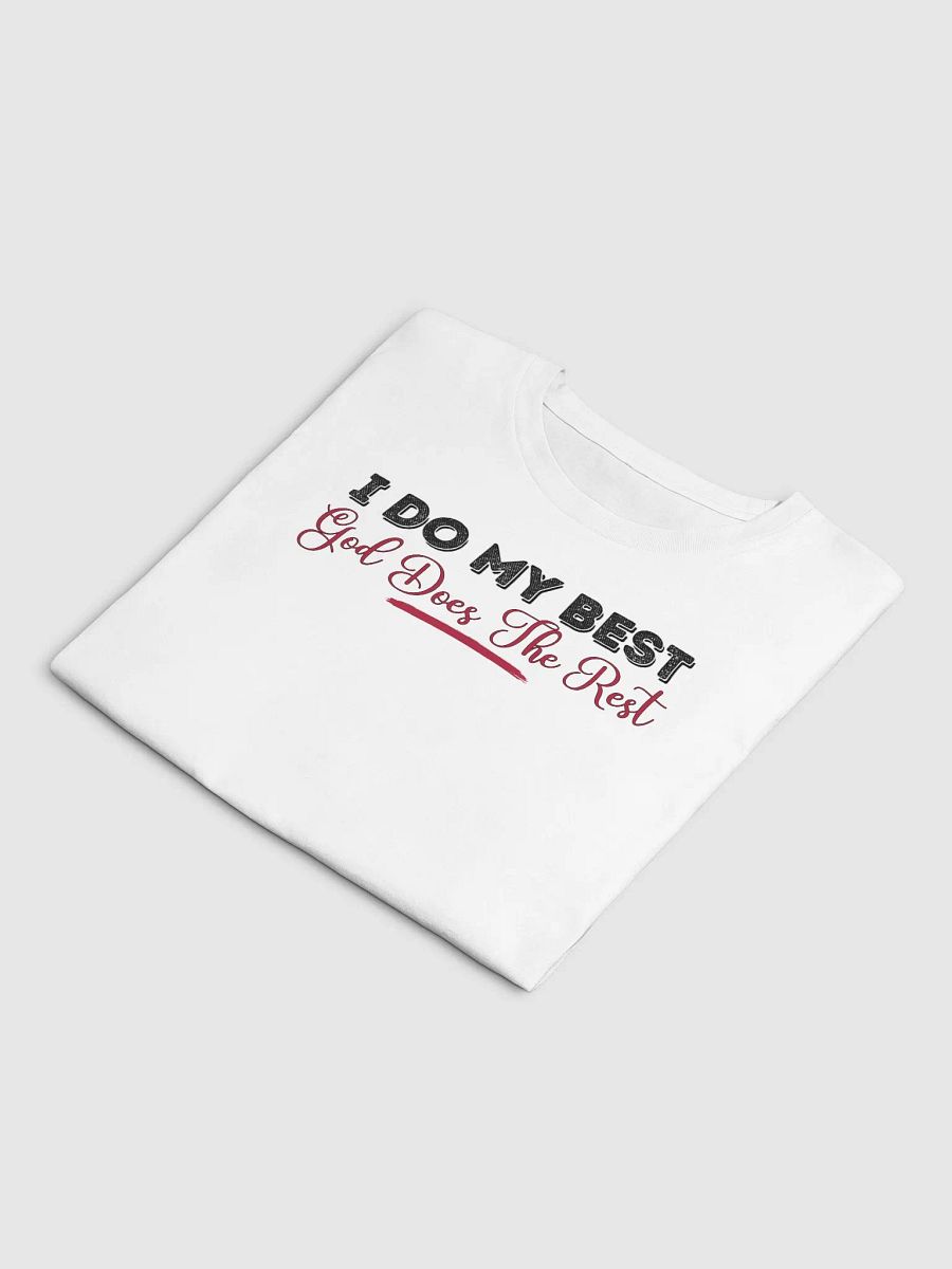 I Do My Best God Does The Rest Crop Top product image (5)