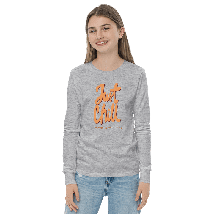 Kids Youth Long Sleeve T-Shirt Just Chill Graphic product image (2)