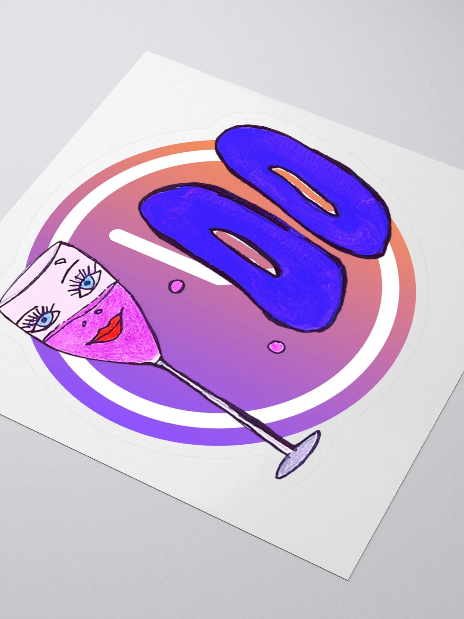 Wine O'Clock Sticker product image (3)