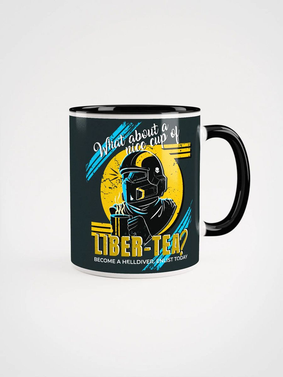 Helldivers 2 Ceramic Mug | What About a Cup of Liber-Tea? Retro Design product image (4)