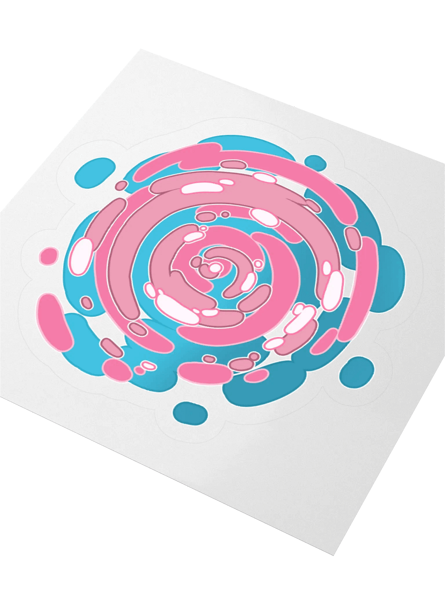 Time Warp Sticker (Trans Pride Flag) product image (3)