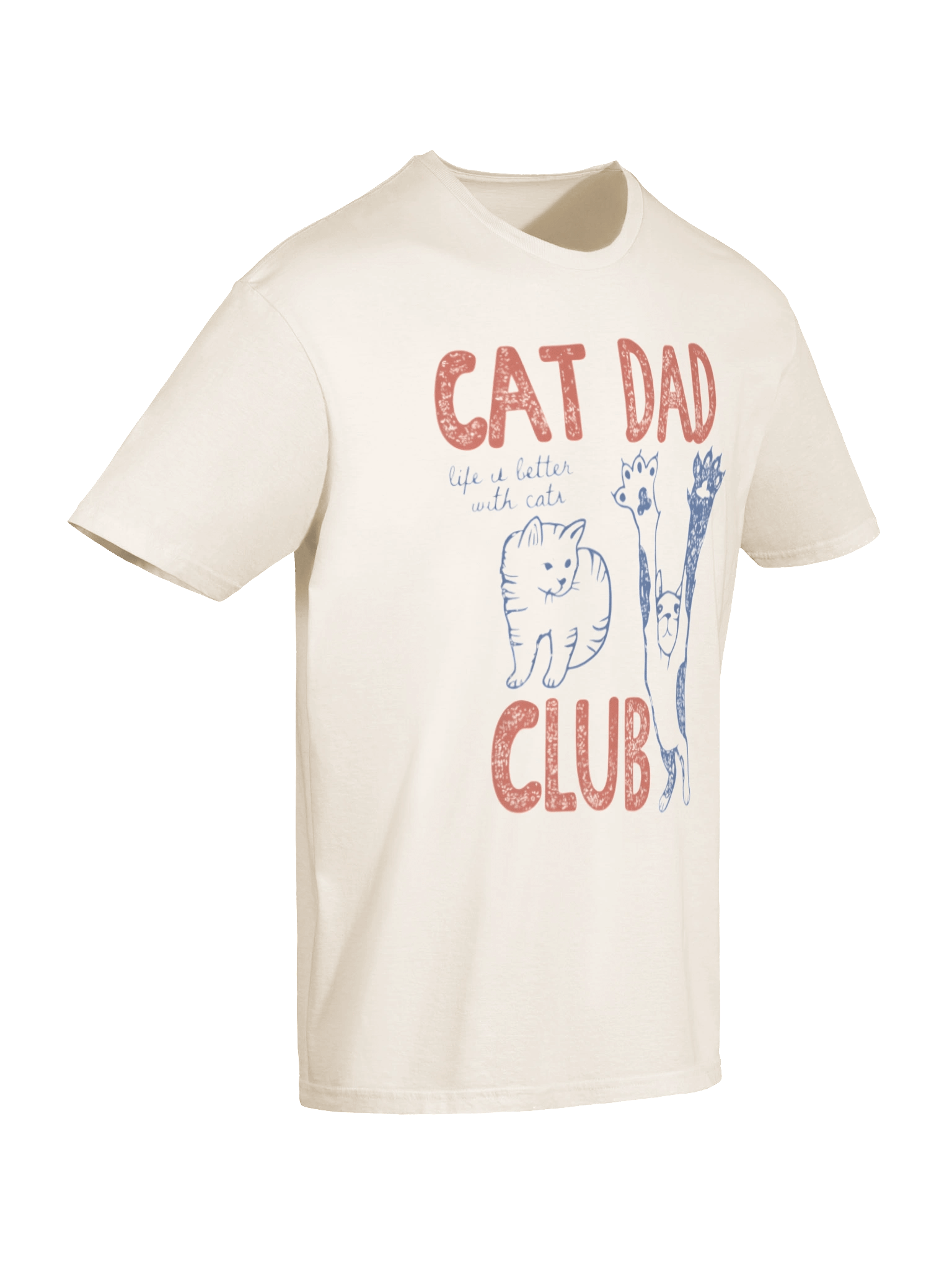 Cat Dad Club T-Shirt product image (7)
