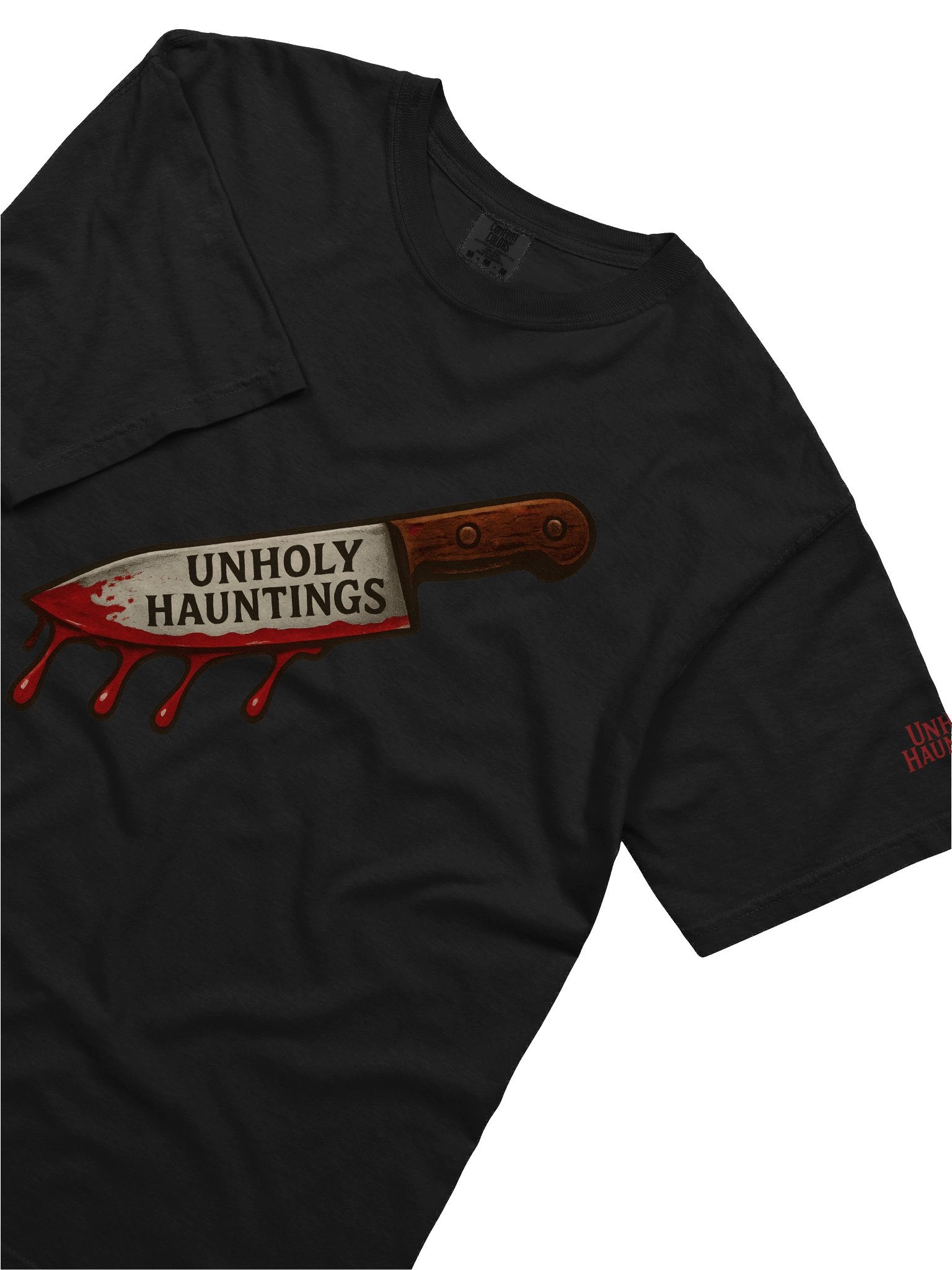Unholy Hauntings HC Black Tee product image (5)