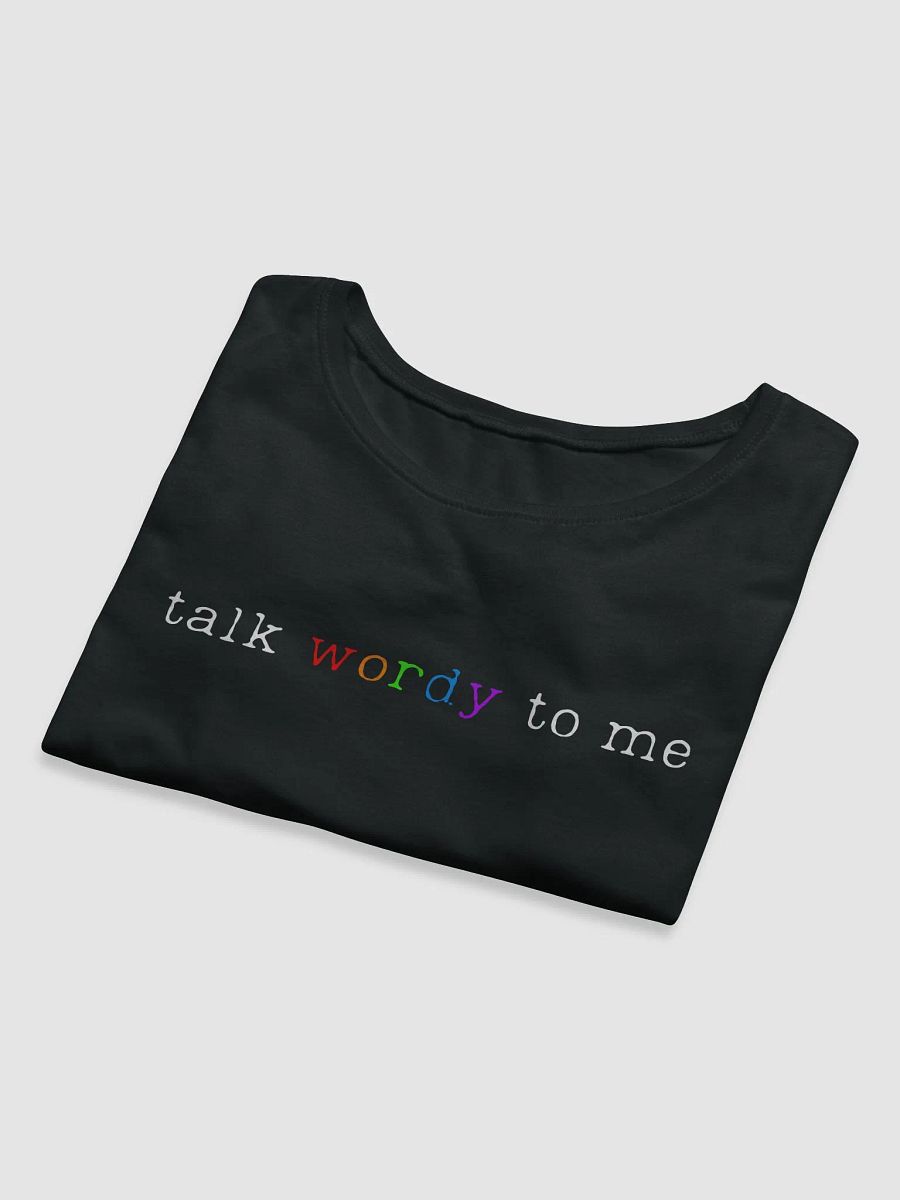 [talk wordy] crop top — pride edition product image (8)