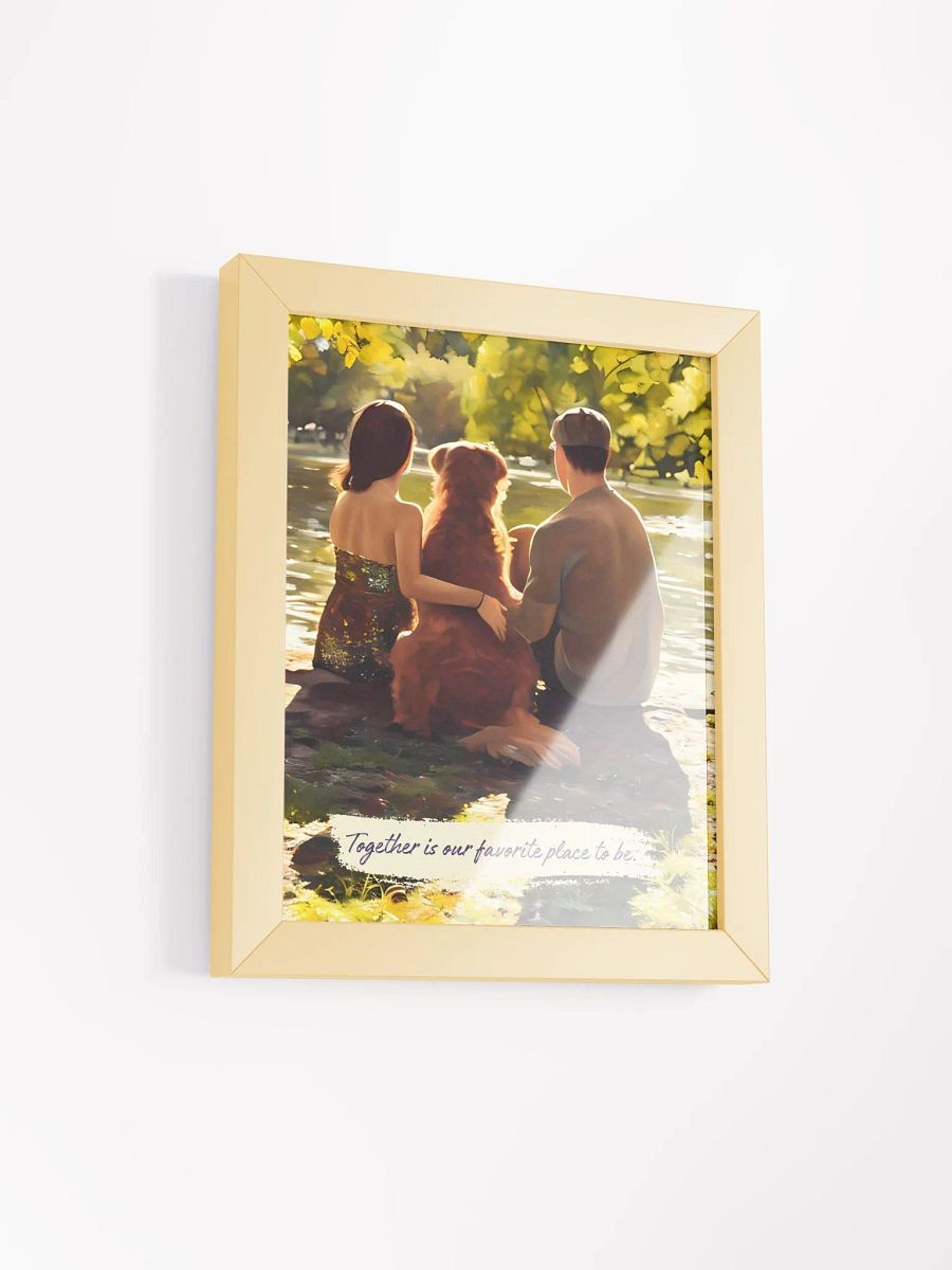 YOUR VALENTINE! / FRAMED HIGH-QUALITY MATTE POSTER / DIGITAL ART / ALL SIZES product image (3)