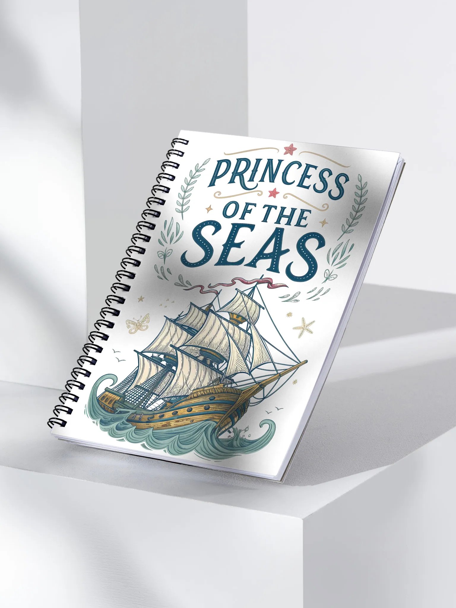 Princess of the Seas Spiral Notebook product image (3)