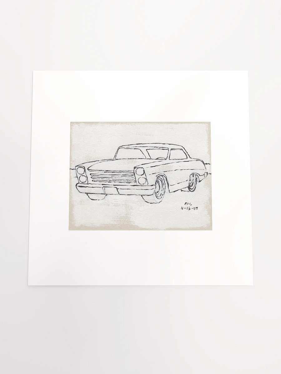 White Car #2 Print product image (5)