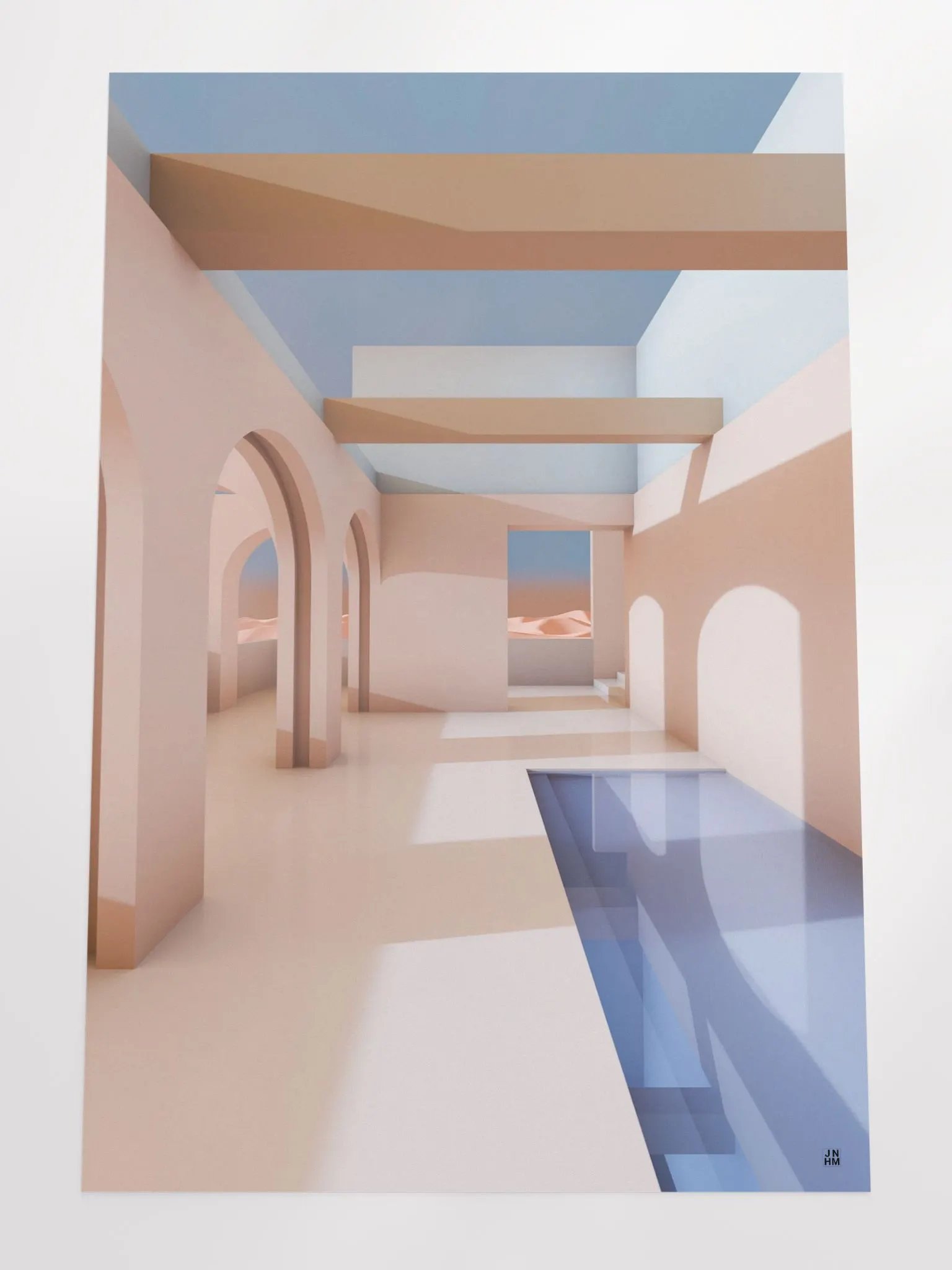 Architectural Landscape - Sand Palace 01 24"x36" Frameless product image (4)