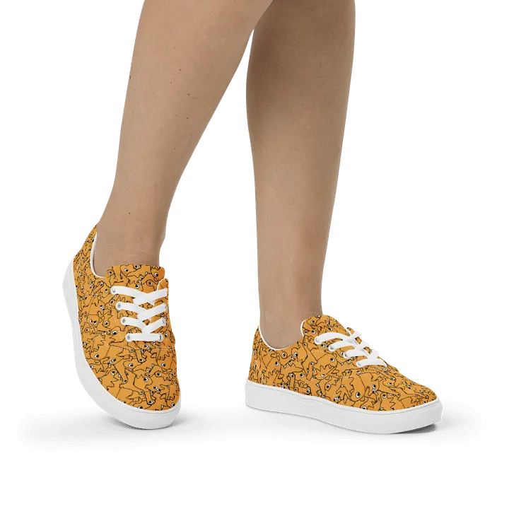 Dino Nuggies Lace-Up Canvas Shoes [Women's Sizes] product image (2)