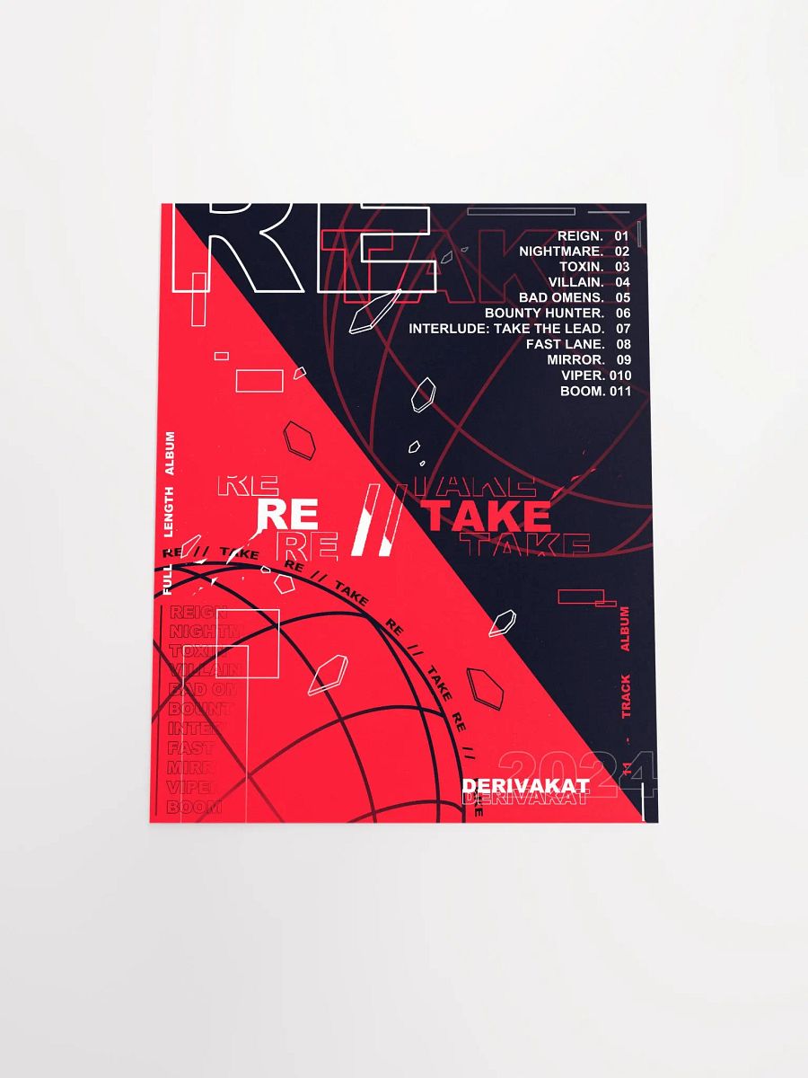 RE//TAKE Tracklist Print product image (4)