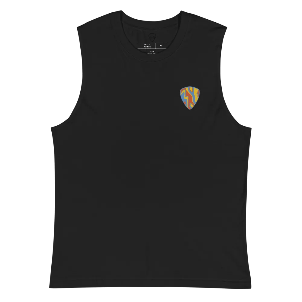 Coil Your Cables/Marble Guitar Pick Muscle Tank product image (12)
