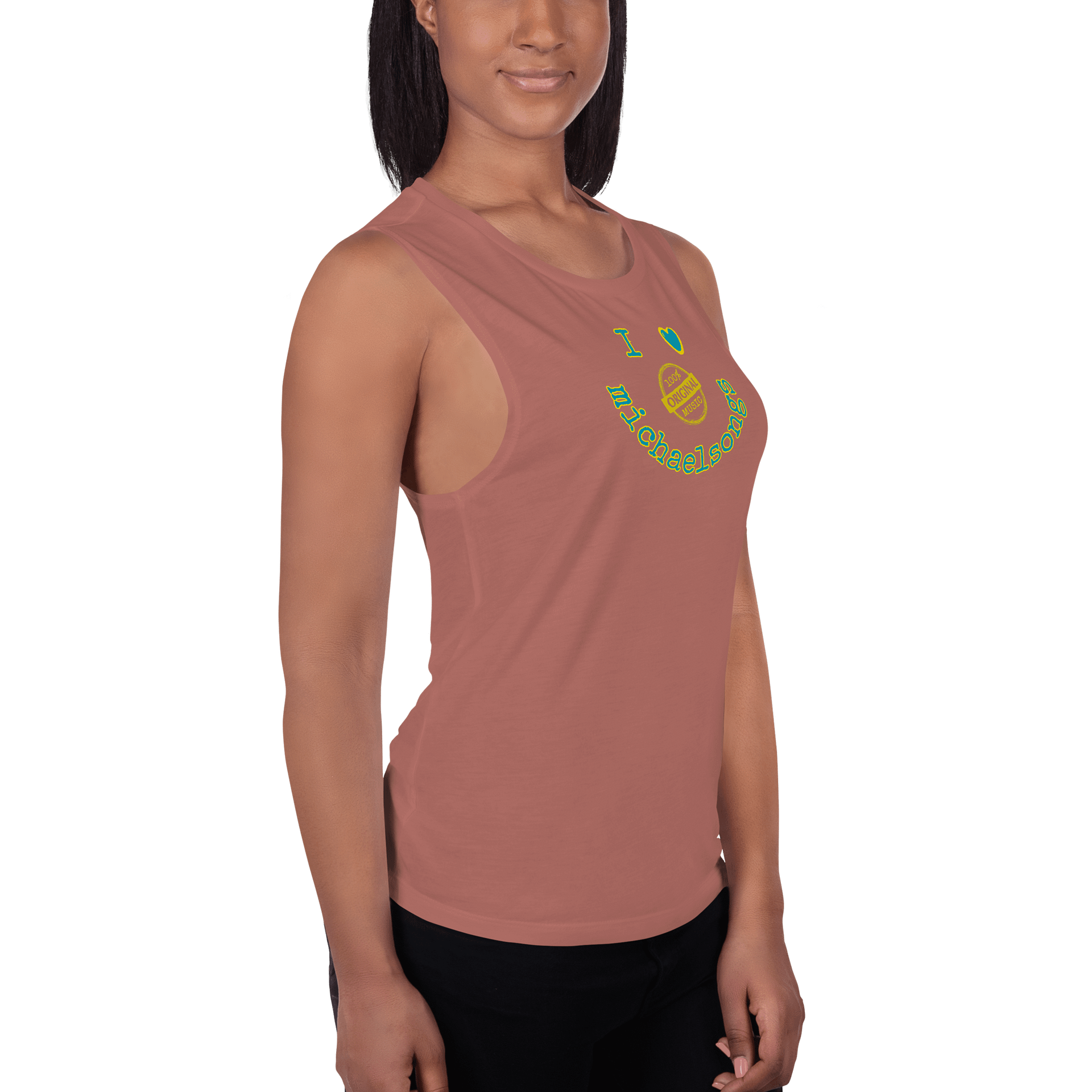 NEW!! flowy tank with smiley logo product image (4)