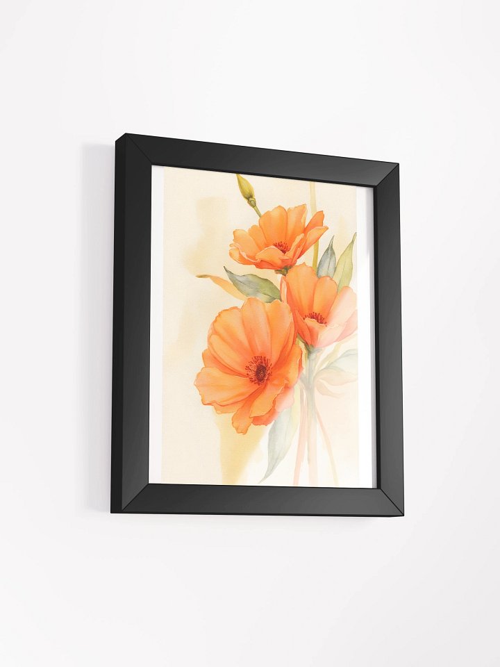 pink flowers in watercolors product image (8)