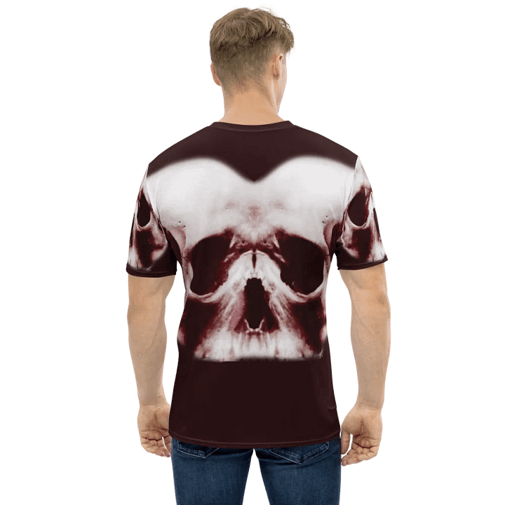 Symmetrical Skull Fusion | All-Over Print Crew Neck T-Shirt product image (2)