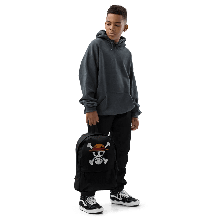 Grinning Skull All-Over Print Backpack product image (6)