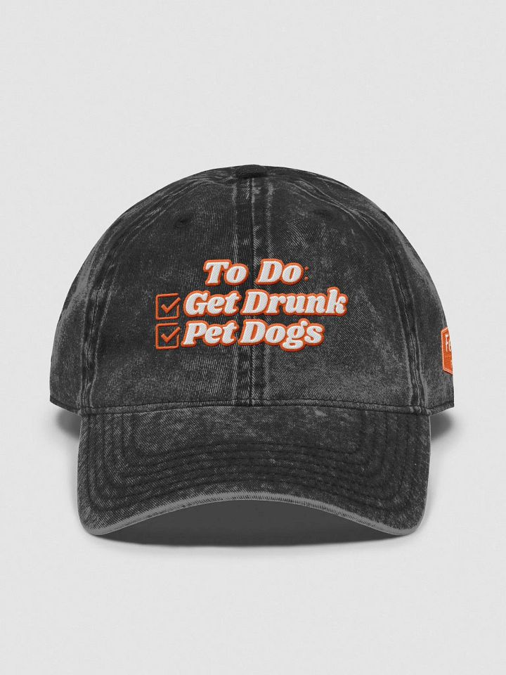 Fetch Orange Weekend To-Do List Dad Hat product image (1)