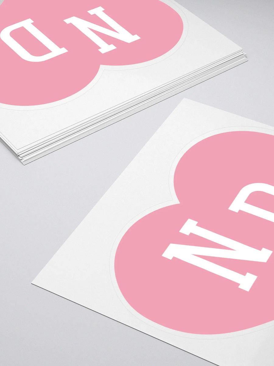 ND Heart Pink Sticker product image (12)