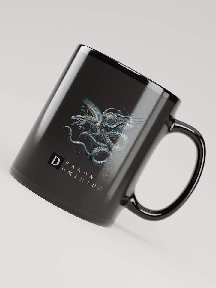 Dragon Dominion | Black Glossy Mug product image (1)