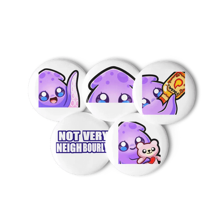 Squid Emote Pin Set [3] product image (1)