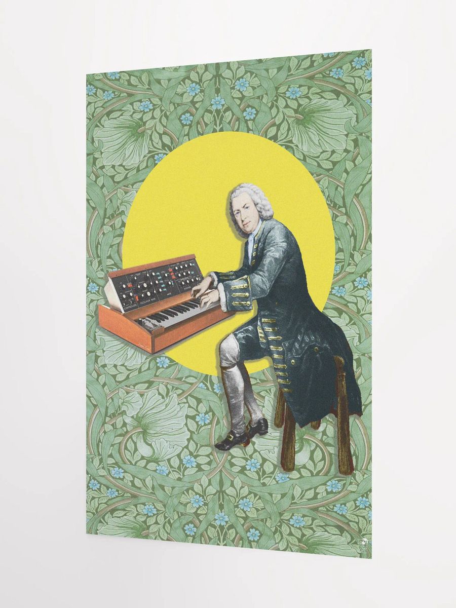 Prelude and Moogue by Frank Fonik (Minimoog - baroque version), Techno EDM Enhanced Matte Paper Poster product image (3)