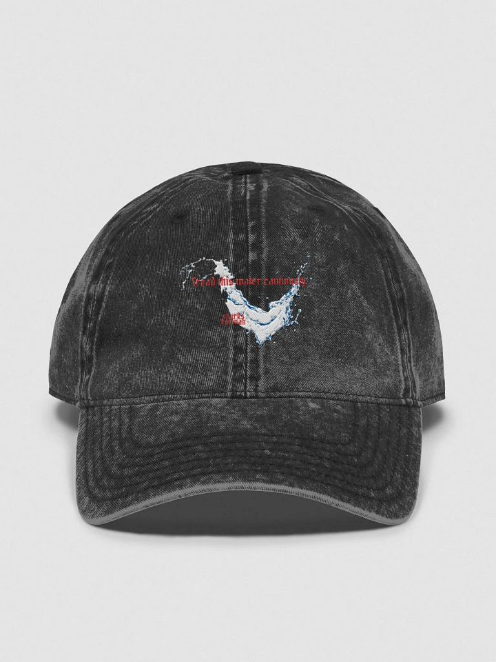 Tread Lightly Denim Embroidered Hat product image (1)
