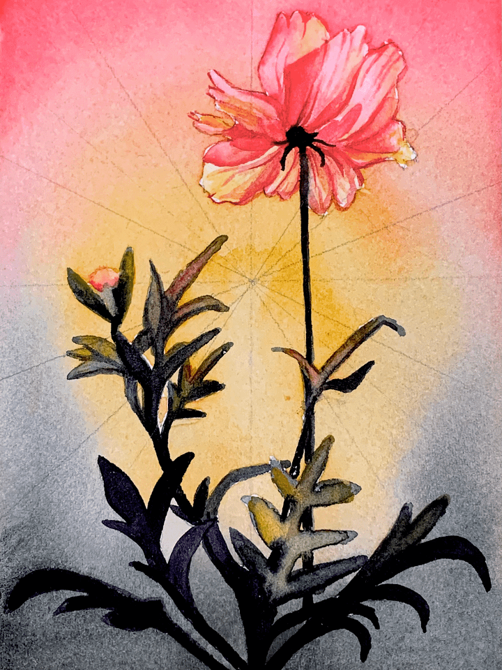 Custom Watercolor Flower product image (1)