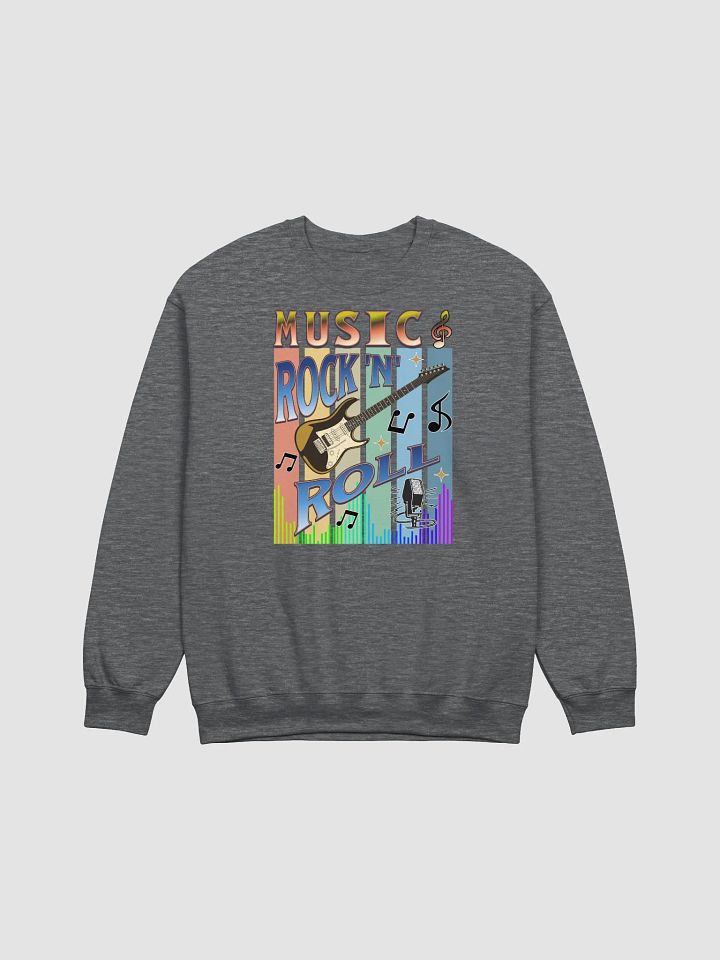 Music Rock N Roll Guitar Explosion Crewneck Sweatshirt product image (3)