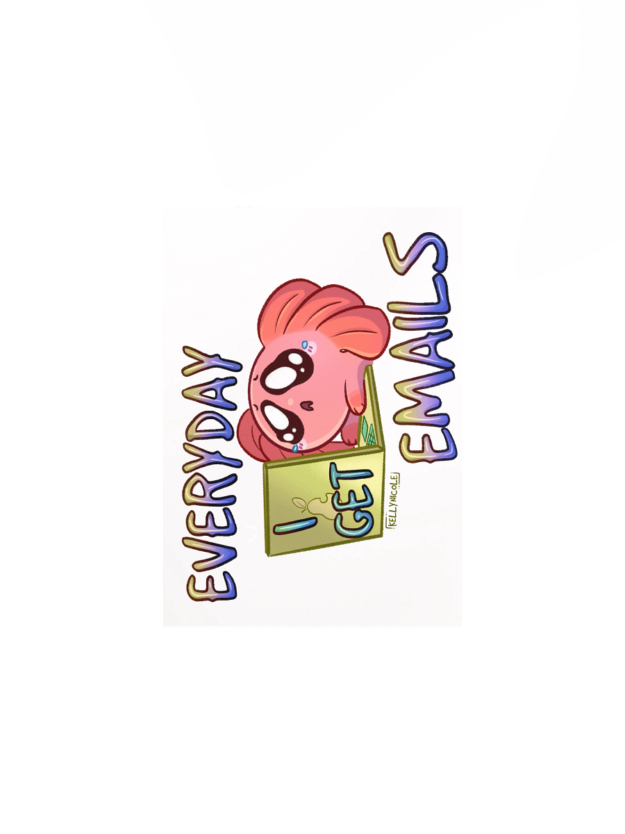 Everyday I Get Emails Spud Wall Art product image (1)