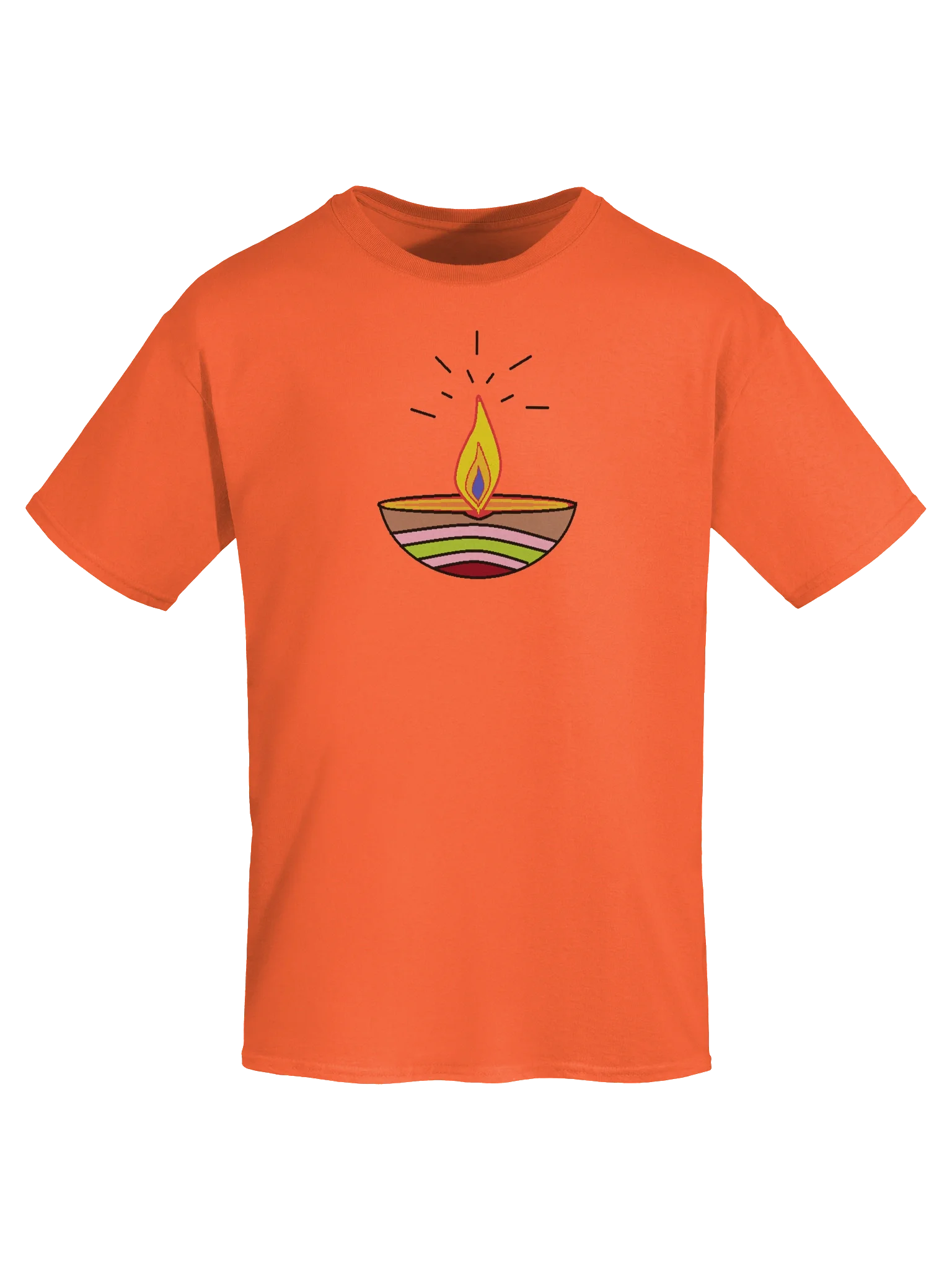 Light diya Icons T-Shirt product image (59)