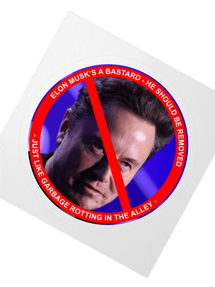 Anti Elon Tesla Bumper - He Should Be Removed! product image (6)