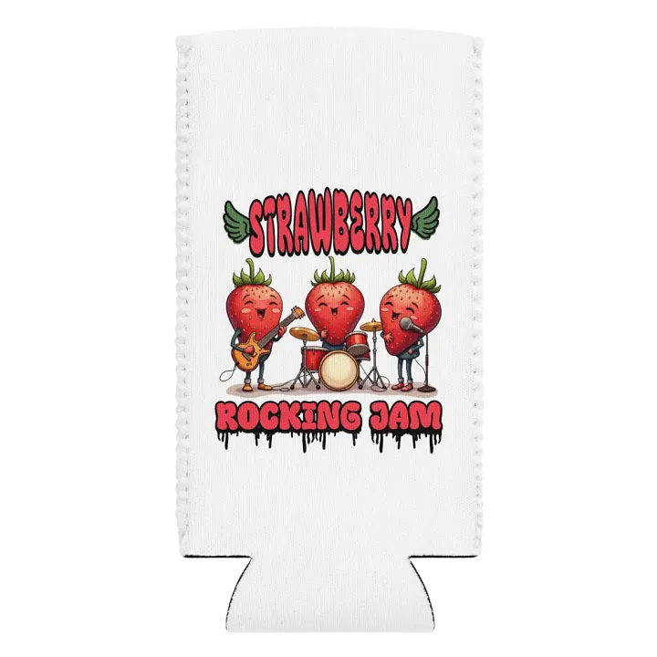 Strawberry Rocking Jam Session Coozie product image (2)