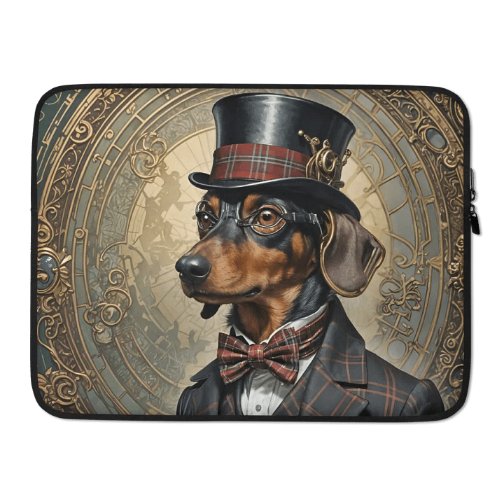 Dapper Dachshund Laptop Sleeve product image (2)