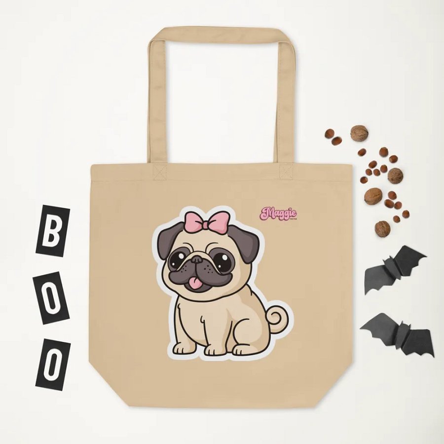 Pug Maggie's Bestie Tote Bag product image (13)