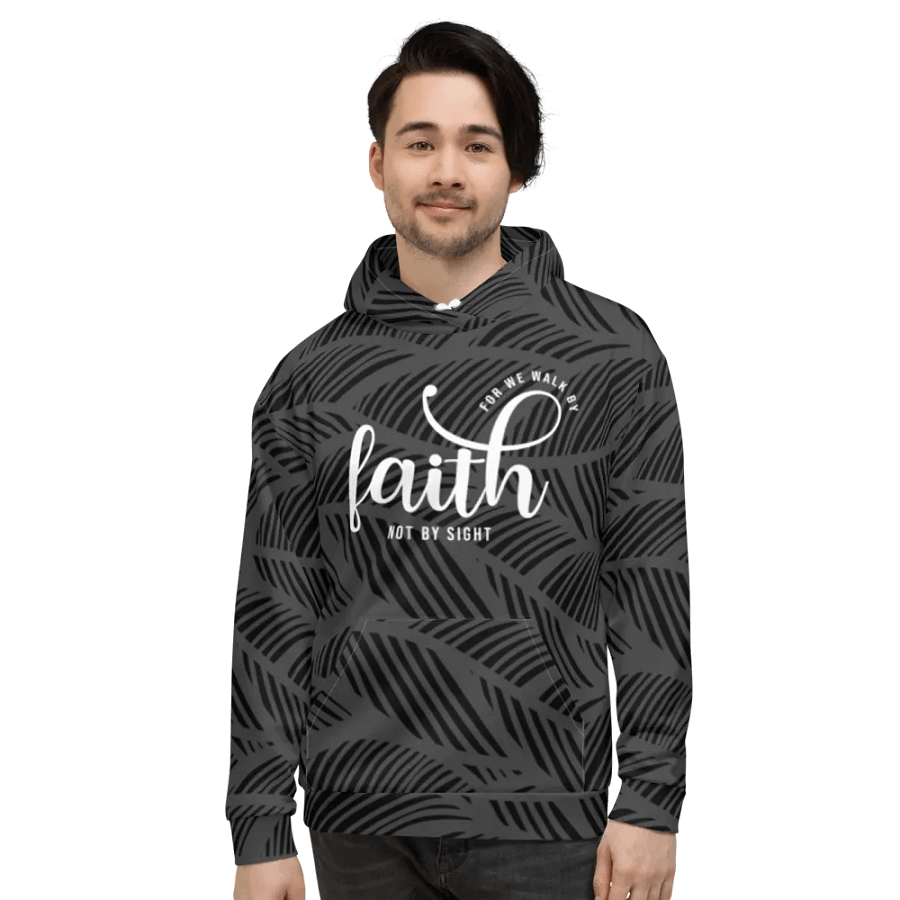 Faithful Vision All-Over Unisex Hoodie product image (6)