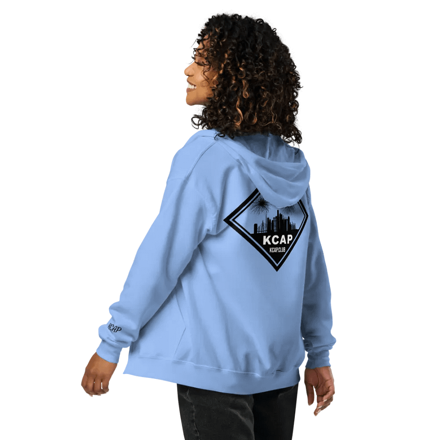 Zip Up Hoodie - Black Logo product image (7)