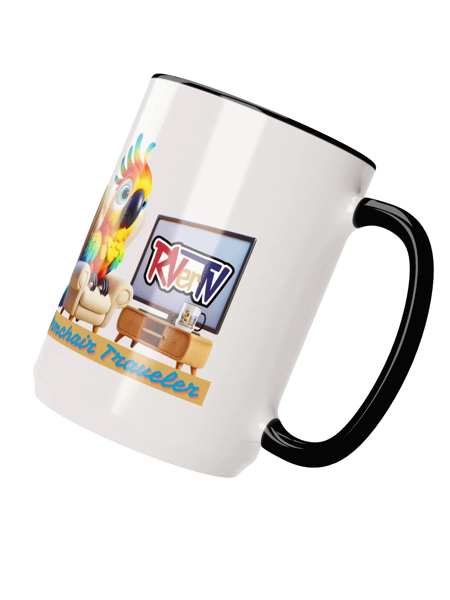 Armchair Traveler Bird - Coffee Mug product image (4)