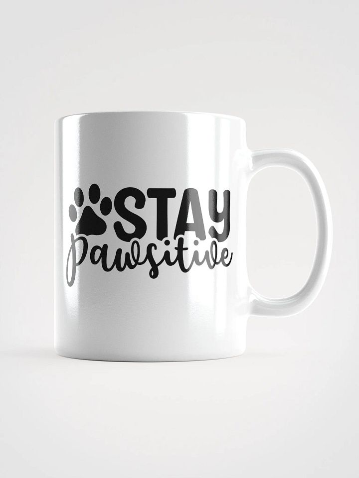 Stay Pawsitive Glossy Mug product image (1)