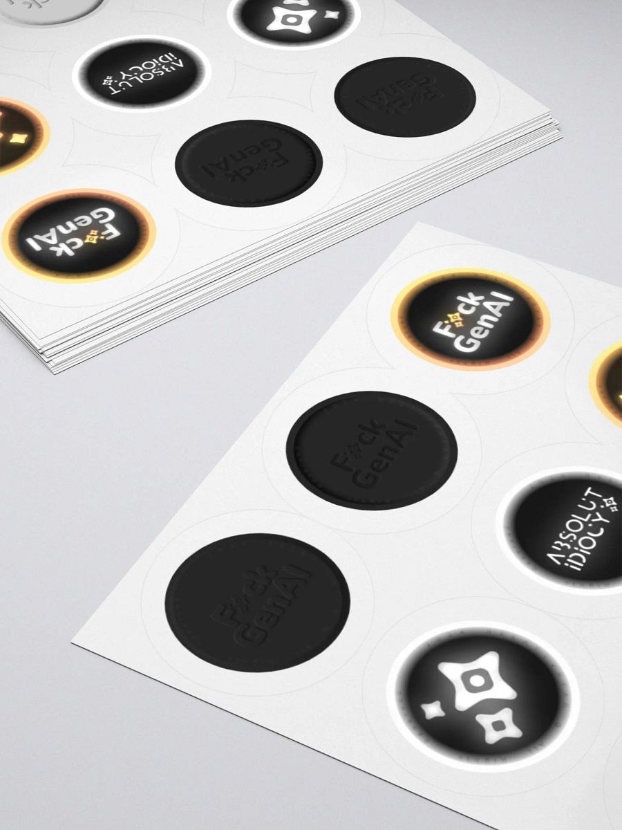 Absolut Idiocy Kiss-Cut Sticker Set #0 (On White) product image (4)