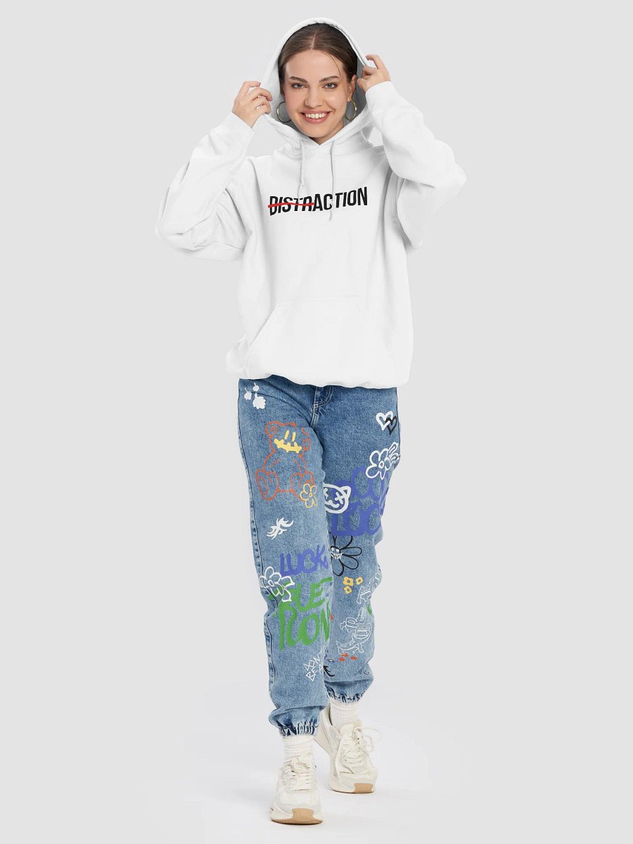No Distractions Basic Hoodie product image (71)