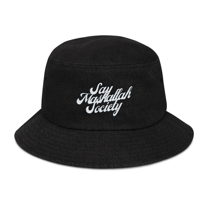 Say Mashallah Society Arab Bucket Hat Denim product image (1)