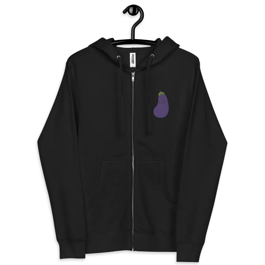 Eggplant Zip Up Hoodie product image (4)