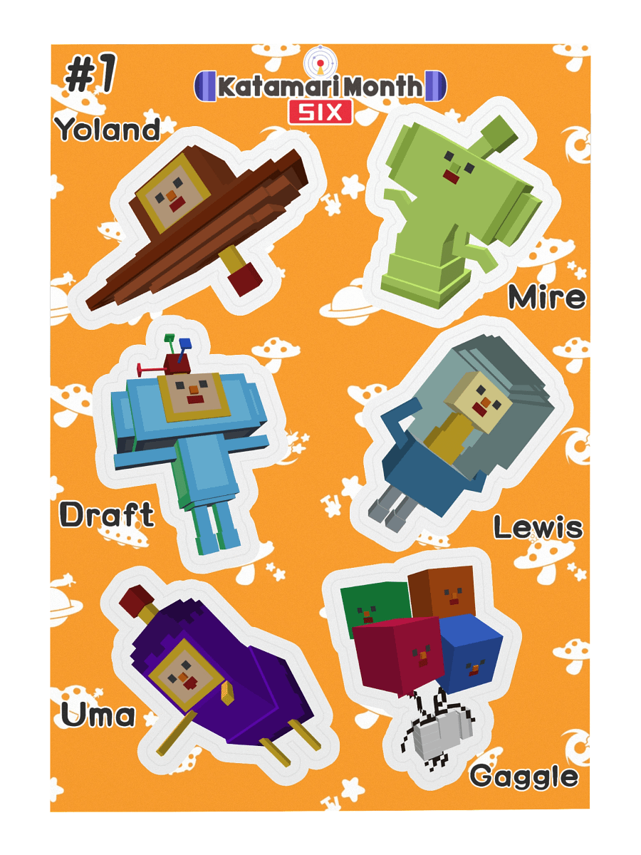 KDM6 OC Cousin Sticker Sheet #1 product image (2)