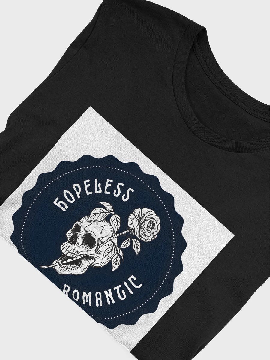Hopeless Romantic Skull & Rose Emblem Tee product image (49)