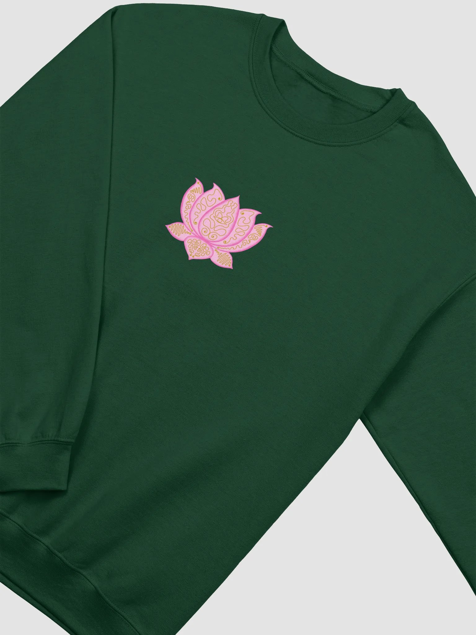 Golden Lotus Unisex Crewneck Sweatshirt product image (2)