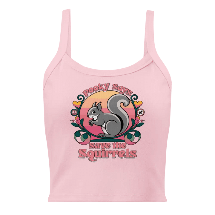 Pooky Says Save the Squirrels Women's Tank Top product image (1)