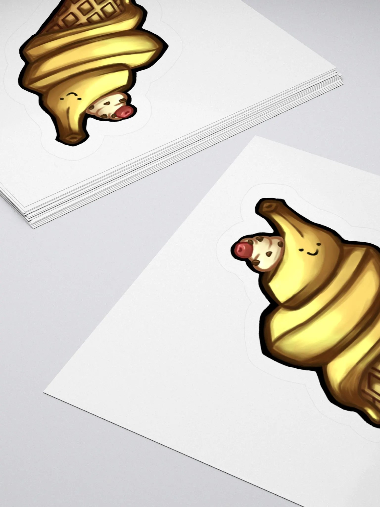 Banana Soft Serve Stickers product image (8)