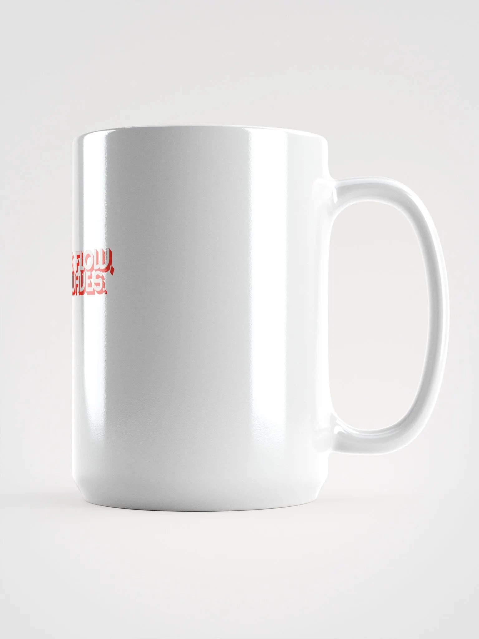 Go With the Flow White Glossy Mug product image (1)