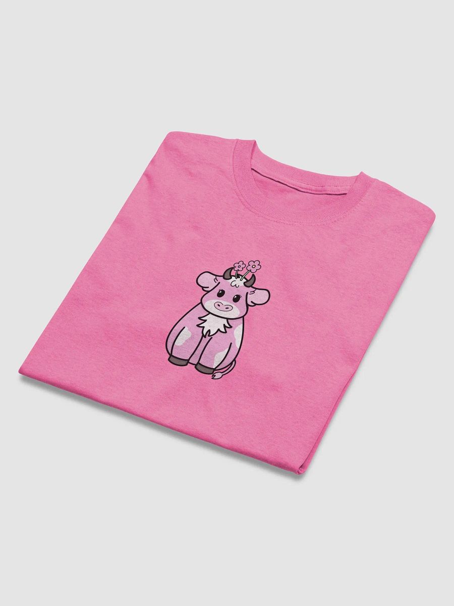 Pink Flower Cow T-Shirt product image (16)