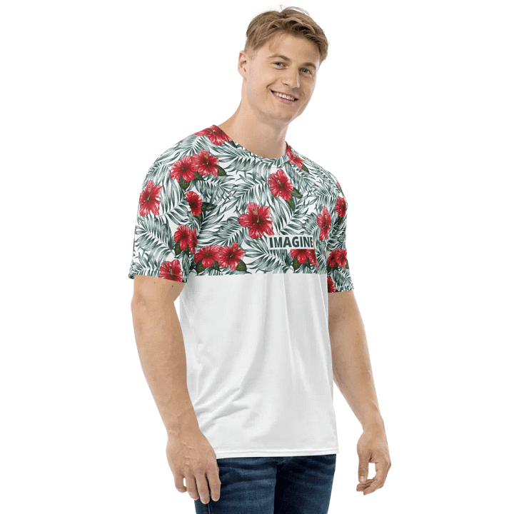 Hibiscus Leaf Design | Crew Neck T-Shirt product image (2)